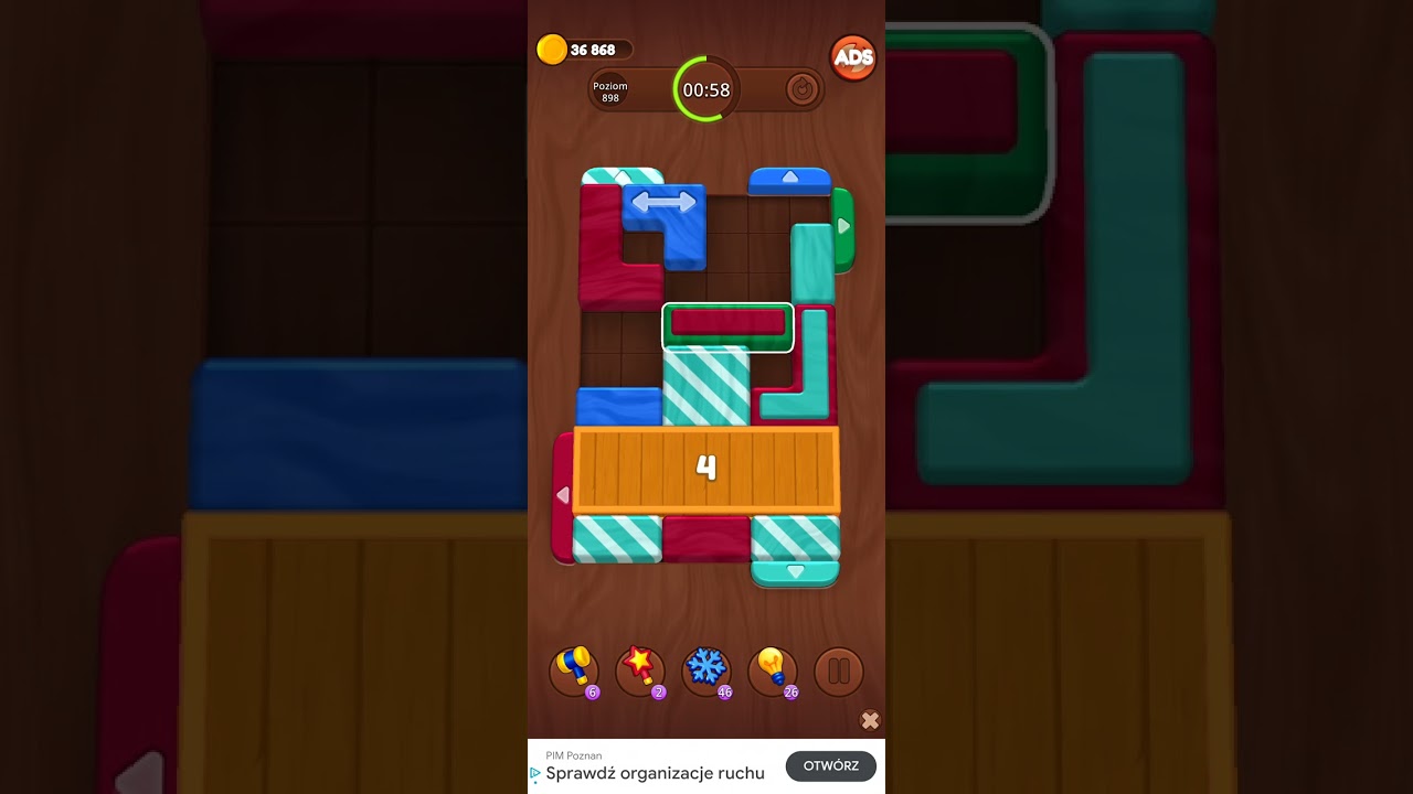 Color Wood Jam Level 898: Color Wood Jam Level 898