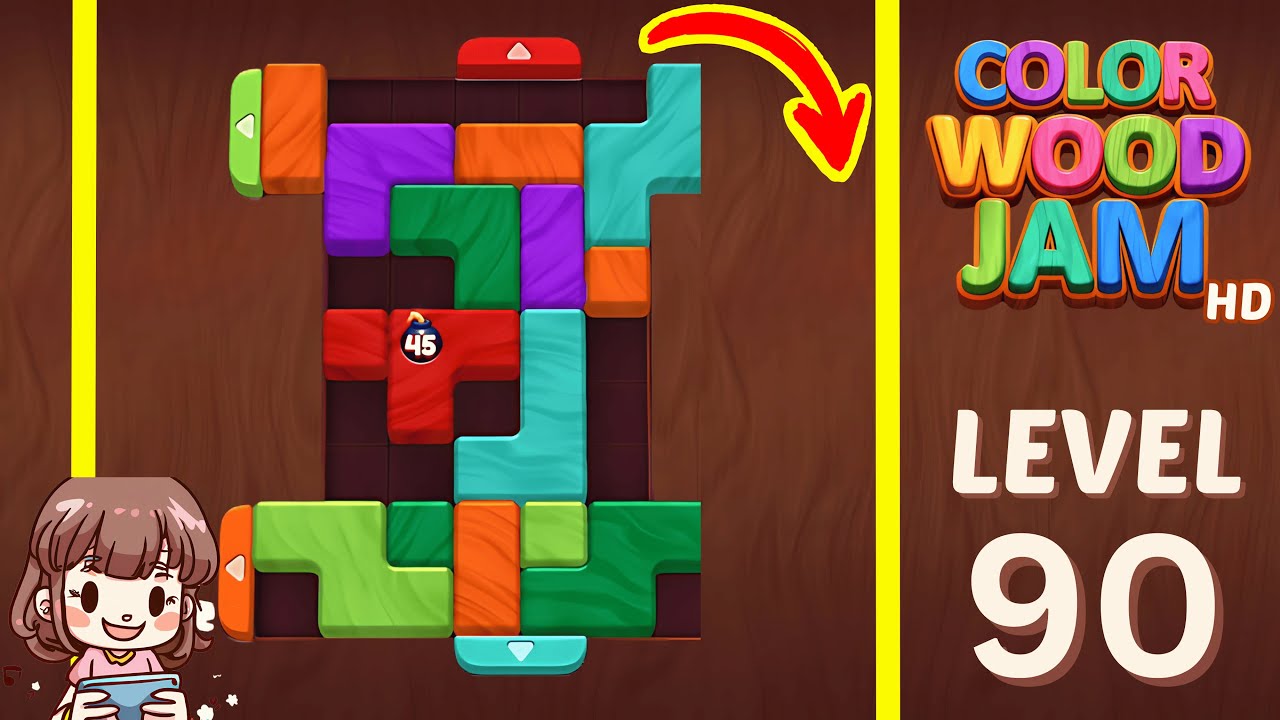 Color Wood Jam Level 90: Color Wood Jam Level 90