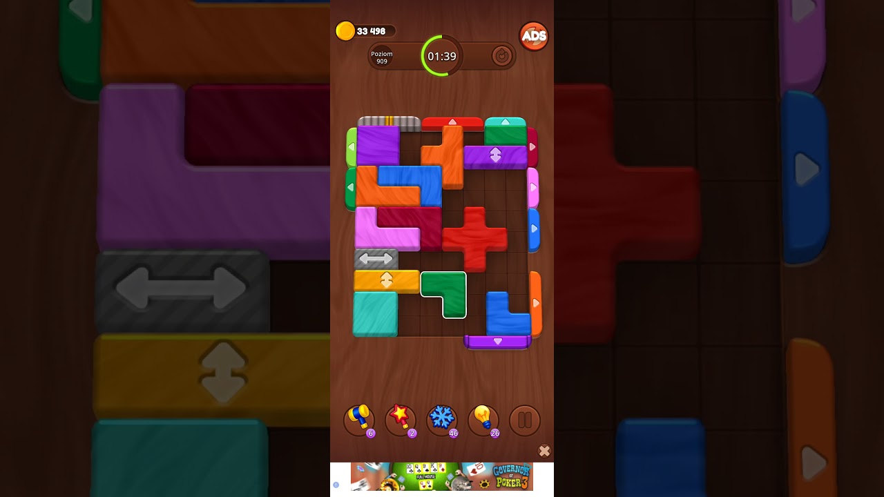 Color Wood Jam Level 909: Color Wood Jam Level 909