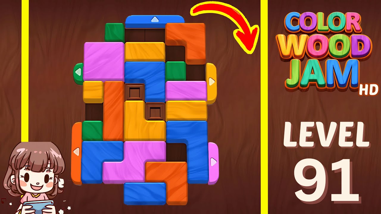 Color Wood Jam Level 91: Color Wood Jam Level 91