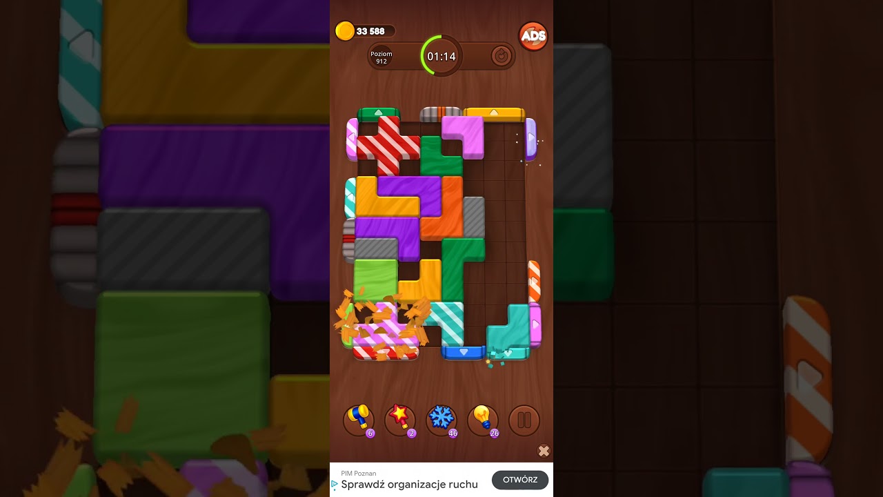 Color Wood Jam Level 912: Color Wood Jam Level 912