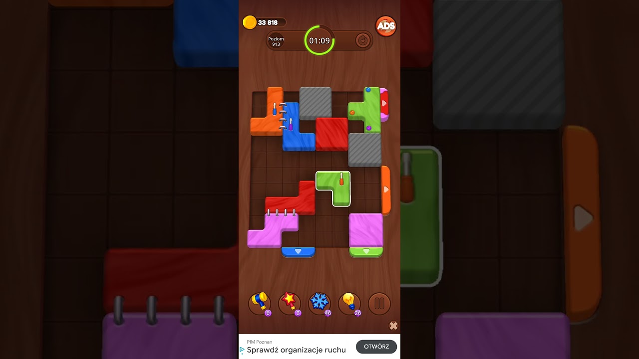 Color Wood Jam Level 913: Color Wood Jam Level 913