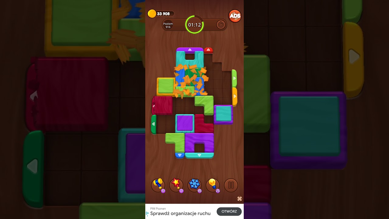 Color Wood Jam Level 916: Color Wood Jam Level 916