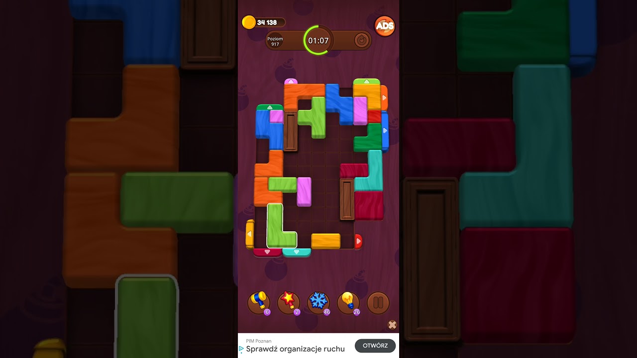 Color Wood Jam Level 917: Color Wood Jam Level 917