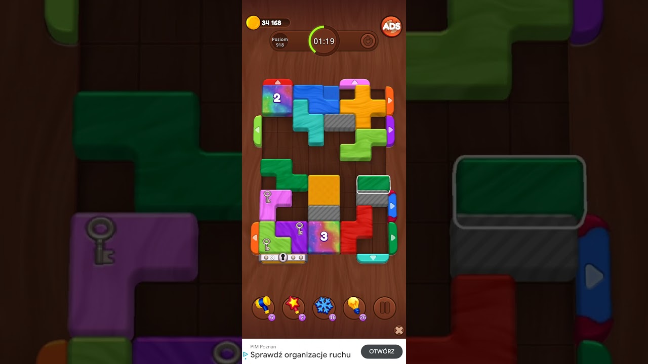 Color Wood Jam Level 918: Color Wood Jam Level 918