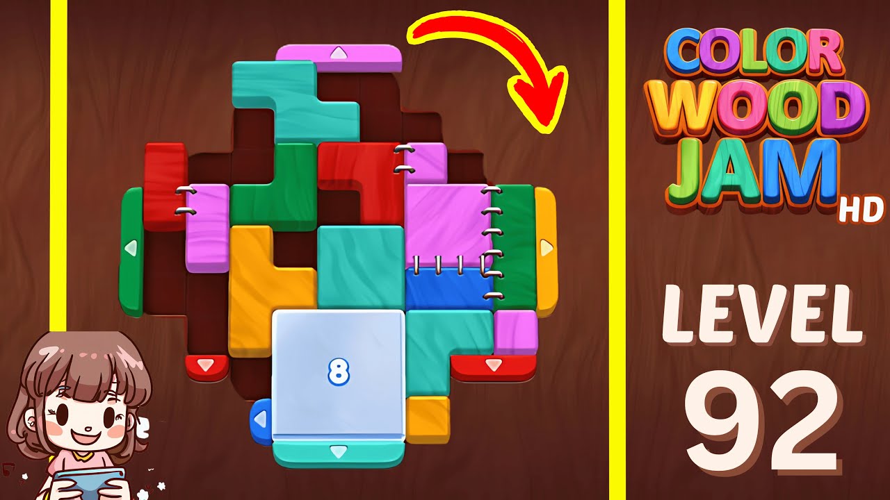 Color Wood Jam Level 92: Color Wood Jam Level 92