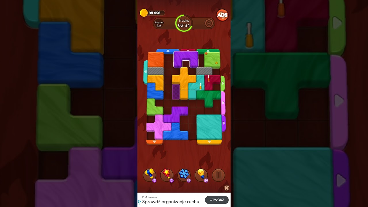 Color Wood Jam Level 921: Color Wood Jam Level 921
