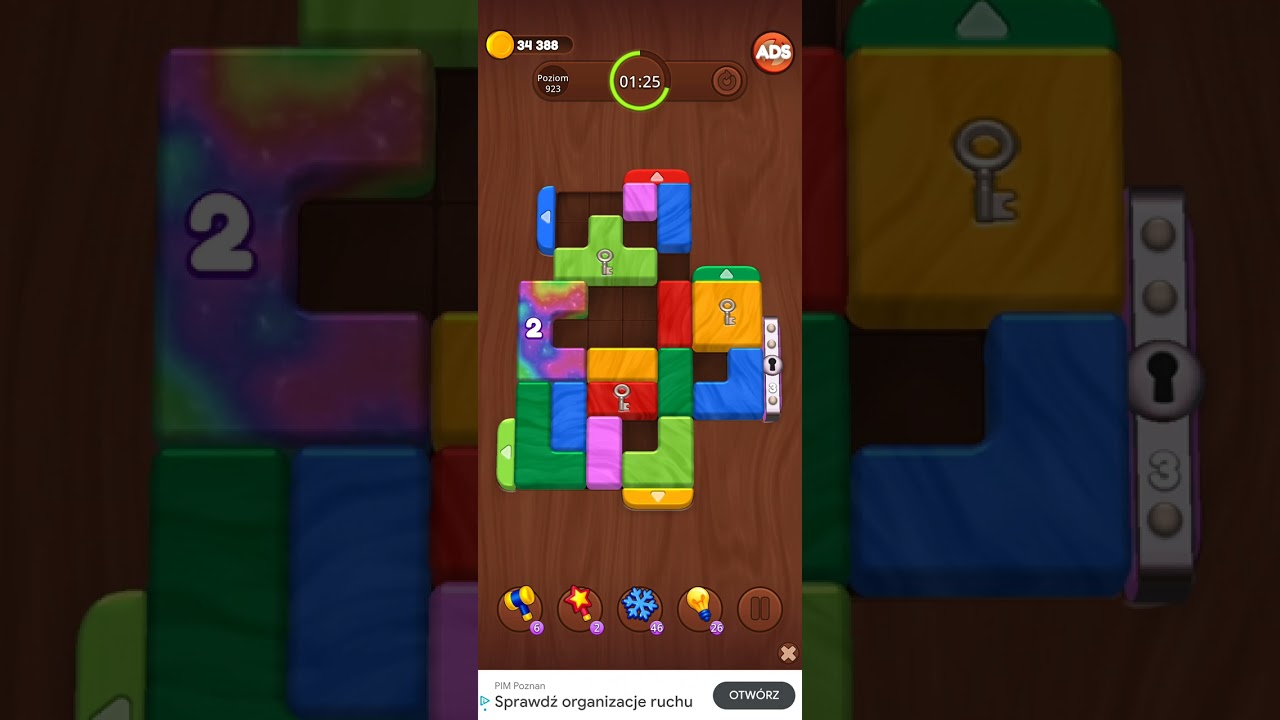Color Wood Jam Level 923: Color Wood Jam Level 923