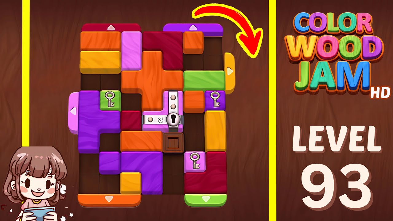 Color Wood Jam Level 93: Color Wood Jam Level 93