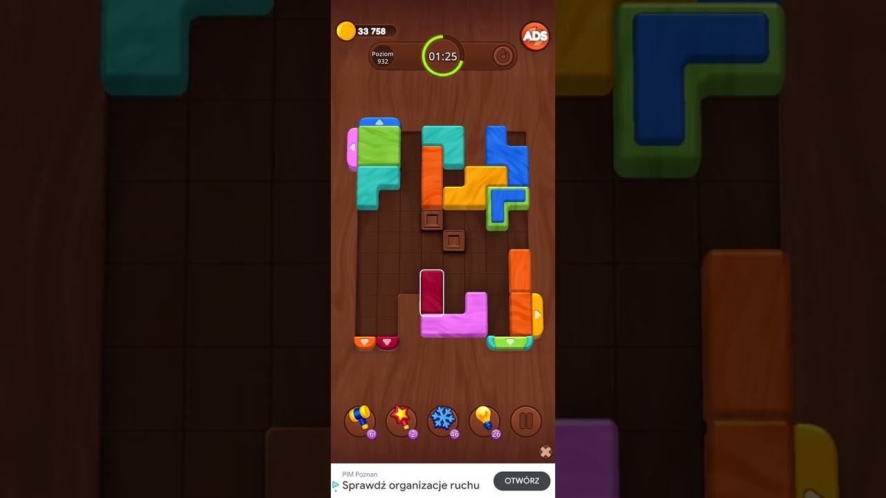 Color Wood Jam Level 932: Color Wood Jam Level 932