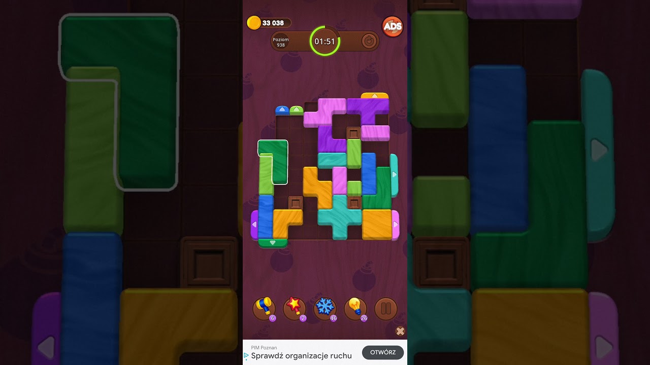 Color Wood Jam Level 938: Color Wood Jam Level 938