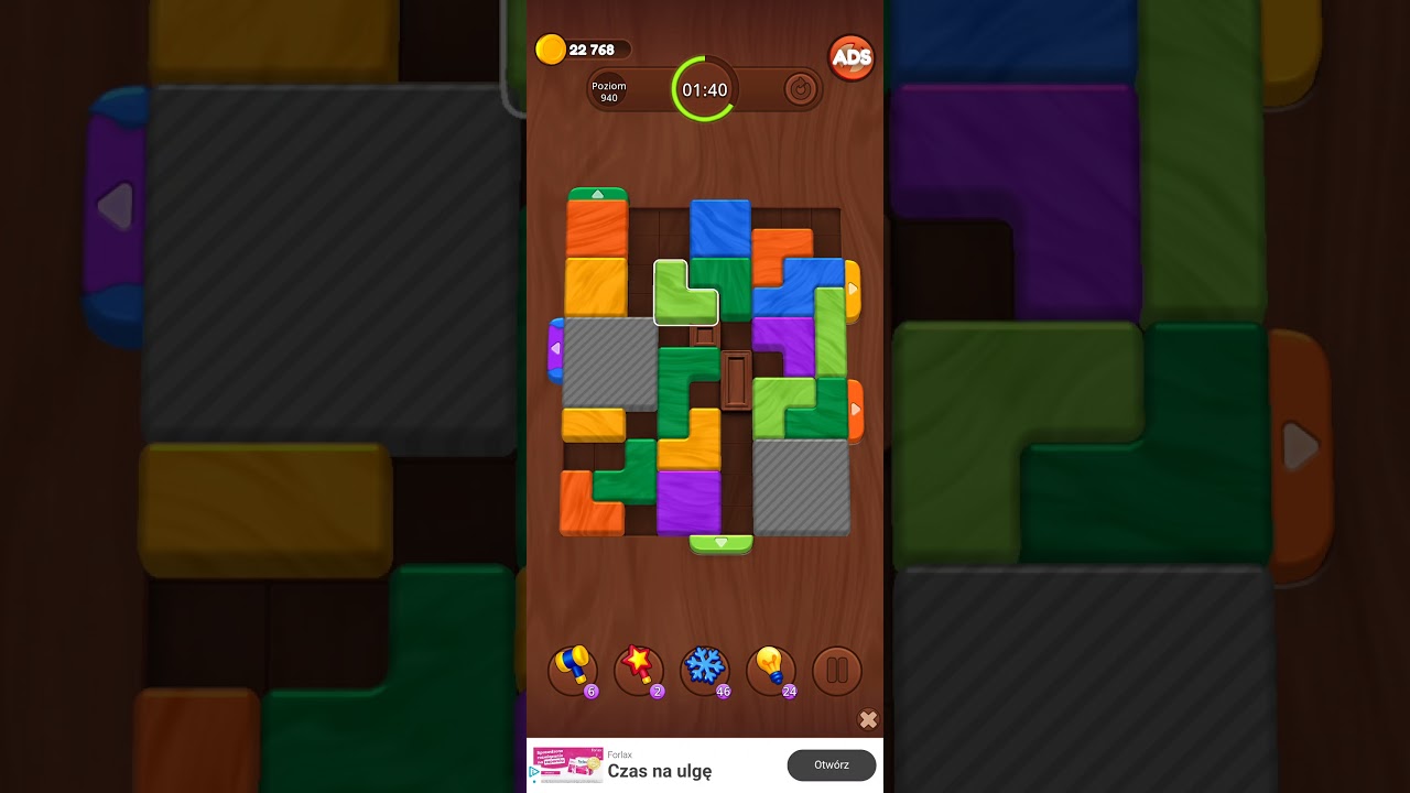 Color Wood Jam Level 940: Color Wood Jam Level 940