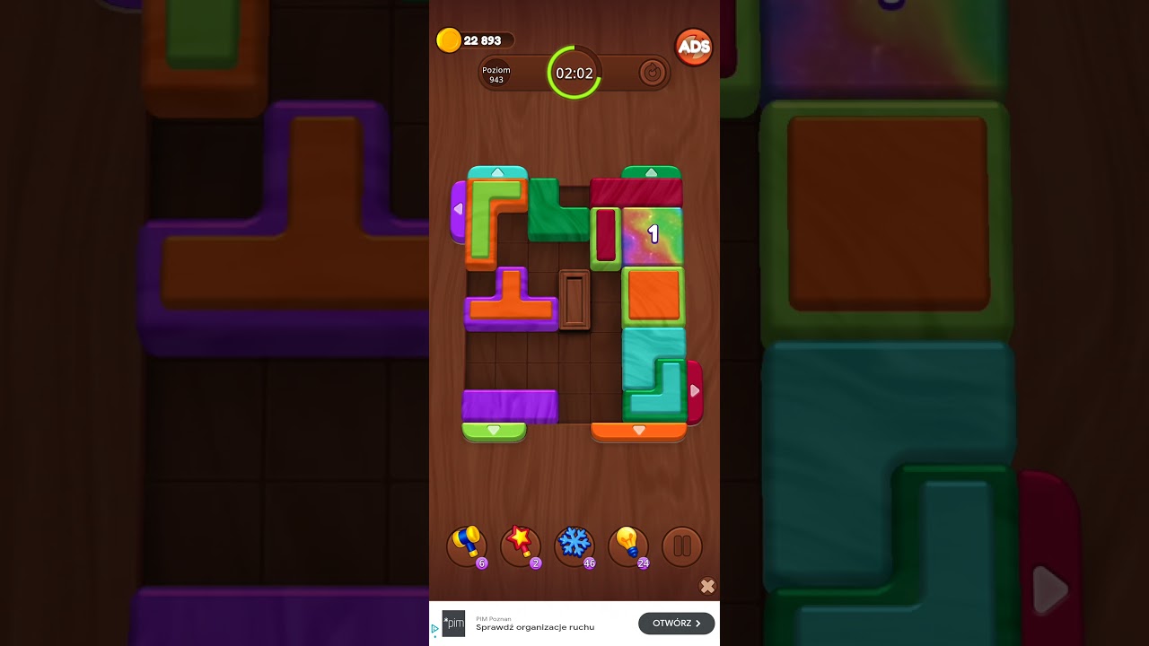 Color Wood Jam Level 943: Color Wood Jam Level 943