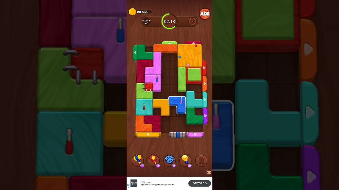 Color Wood Jam Level 947: Color Wood Jam Level 947