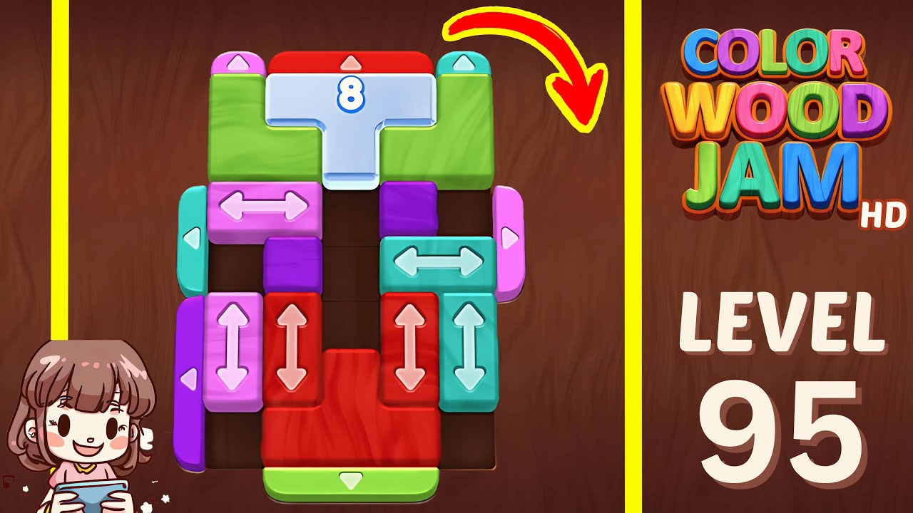 Color Wood Jam Level 95: Color Wood Jam Level 95