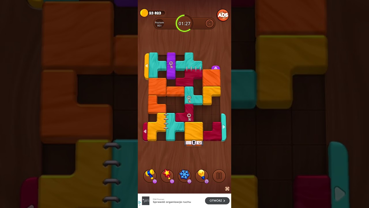 Color Wood Jam Level 951: Color Wood Jam Level 951