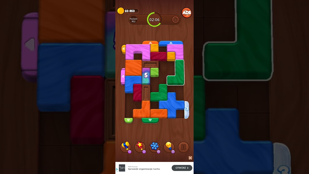 Color Wood Jam Level 952: Color Wood Jam Level 952