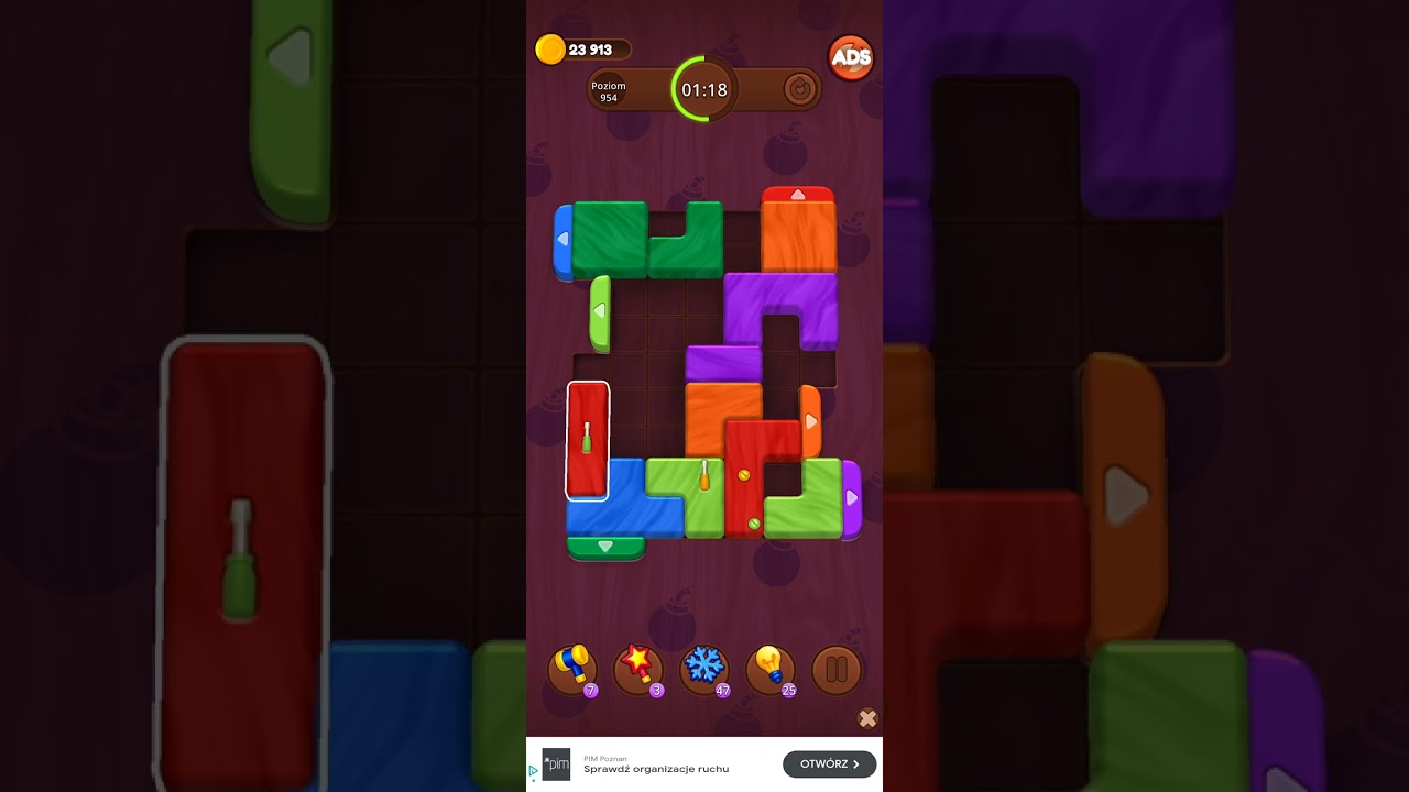 Color Wood Jam Level 954: Color Wood Jam Level 954