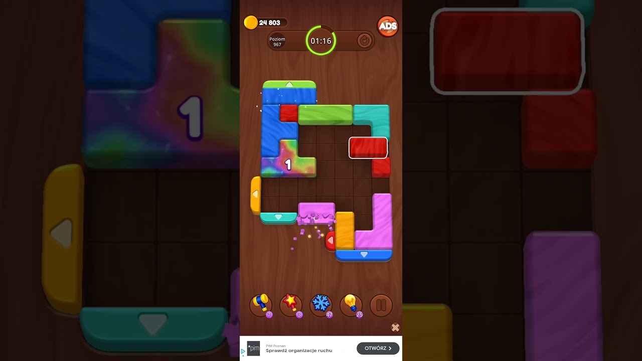 Color Wood Jam Level 967: Color Wood Jam Level 967