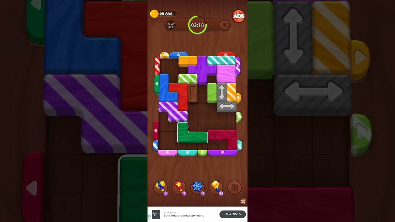 Color Wood Jam Level 968: Color Wood Jam Level 968