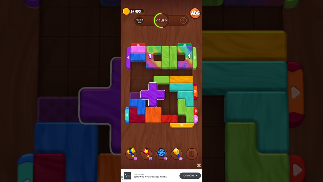 Color Wood Jam Level 970: Color Wood Jam Level 970