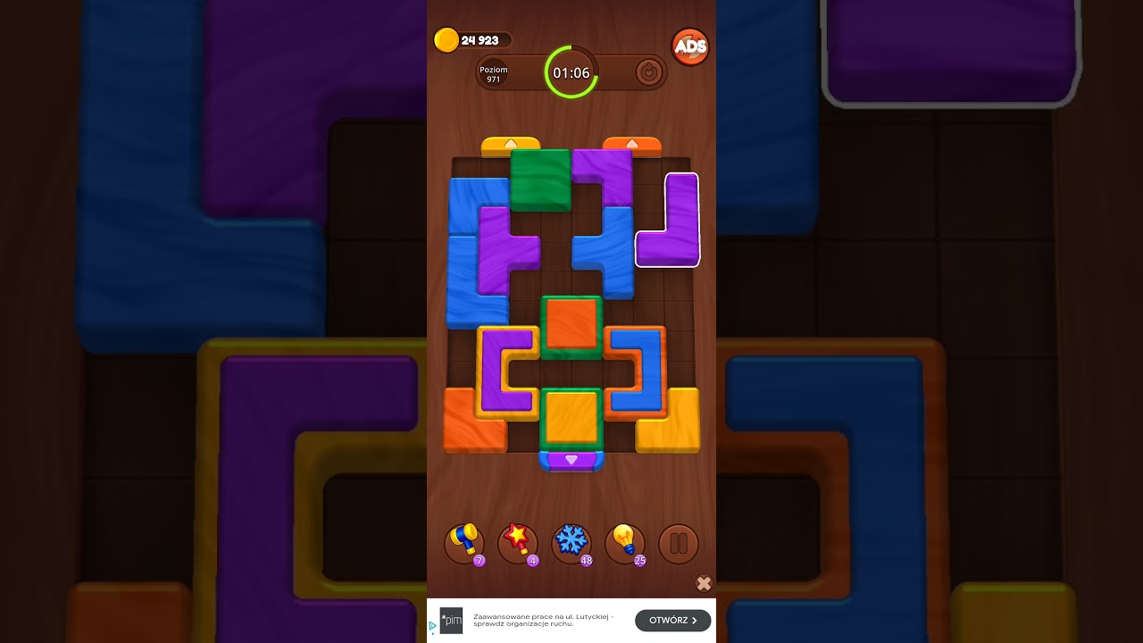 Color Wood Jam Level 971: Color Wood Jam Level 971
