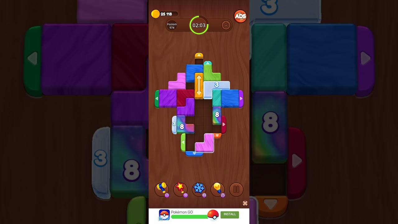 Color Wood Jam Level 974: Color Wood Jam Level 974
