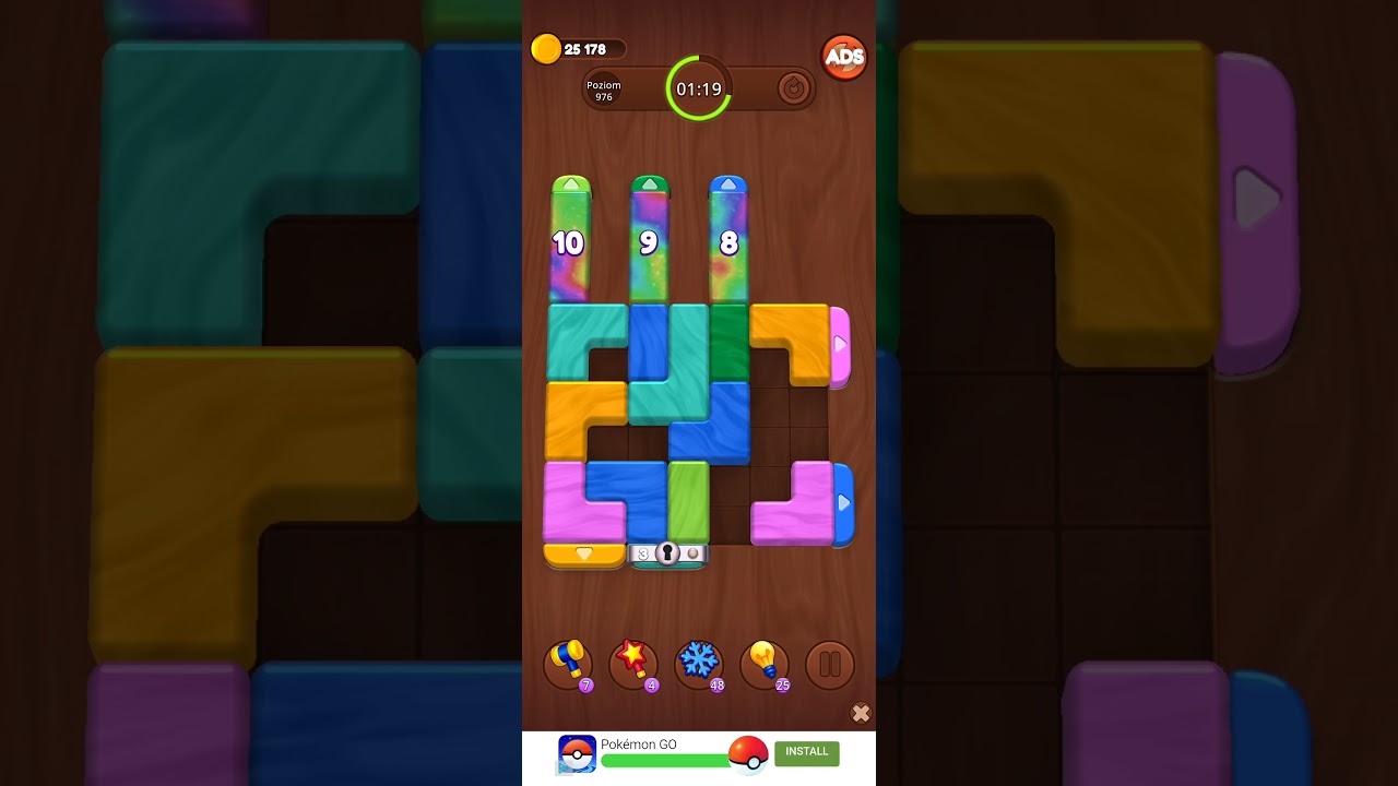 Color Wood Jam Level 976: Color Wood Jam Level 976