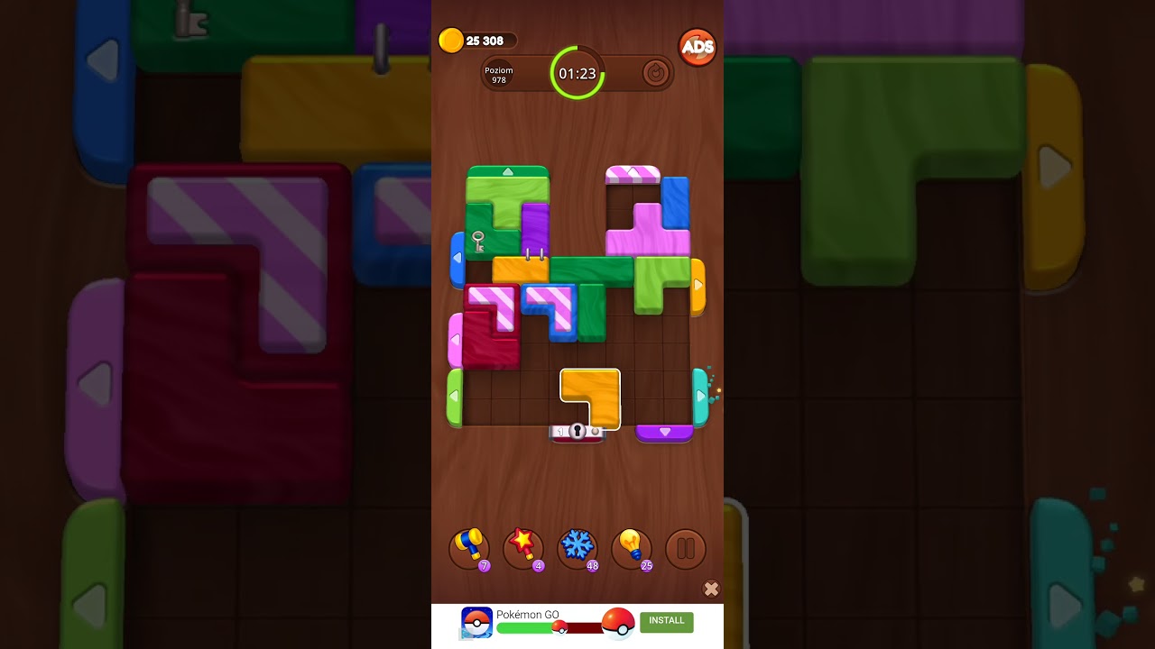 Color Wood Jam Level 978: Color Wood Jam Level 978