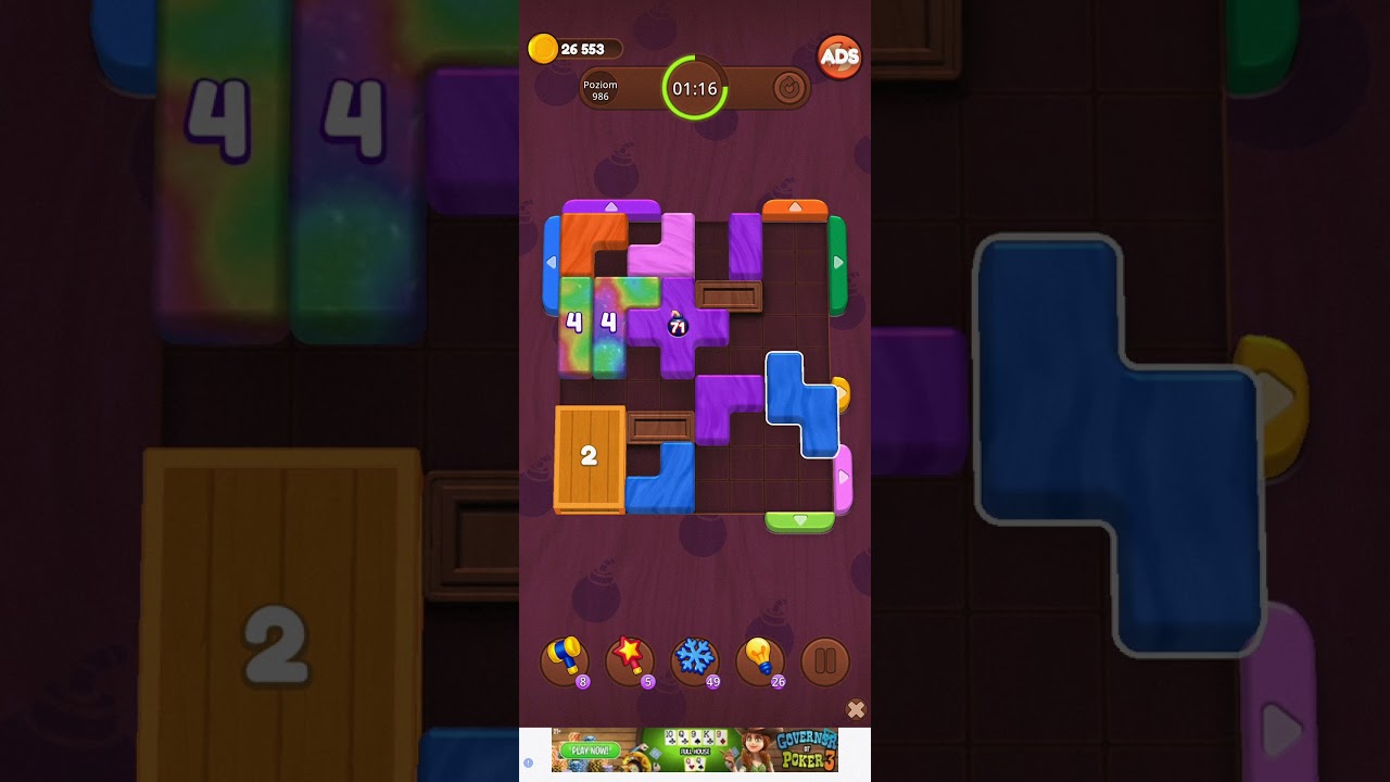 Color Wood Jam Level 986: Color Wood Jam Level 986