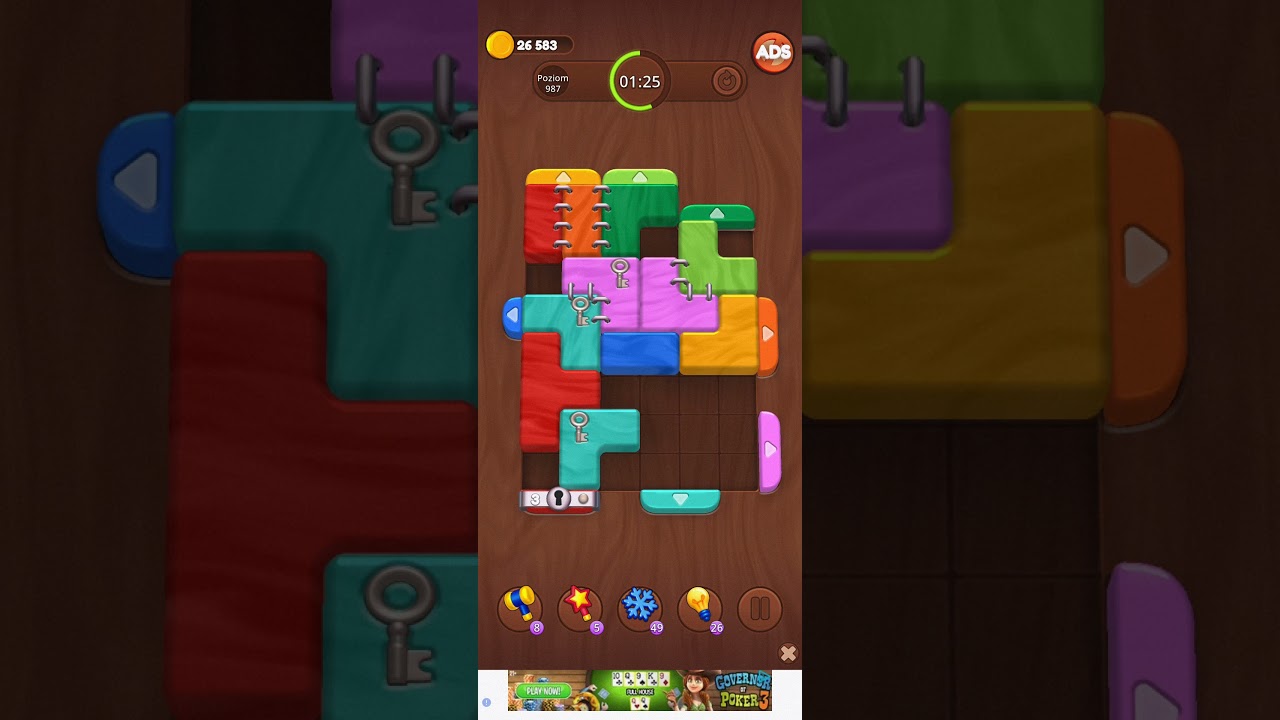 Color Wood Jam Level 987: Color Wood Jam Level 987