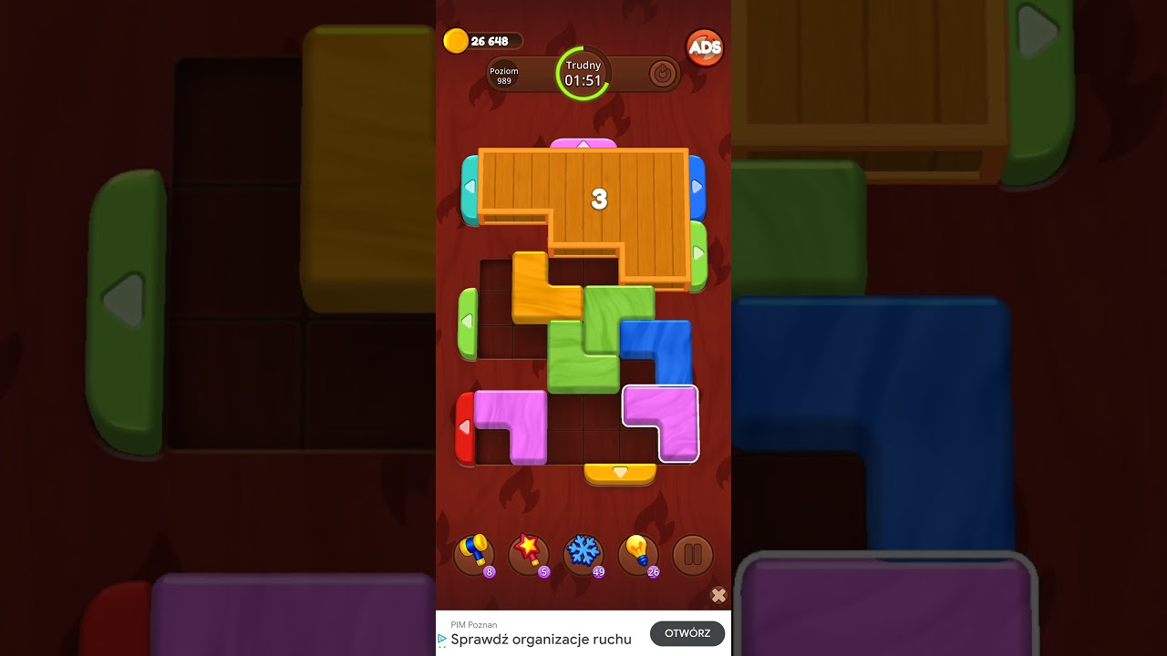 Color Wood Jam Level 989: Color Wood Jam Level 989