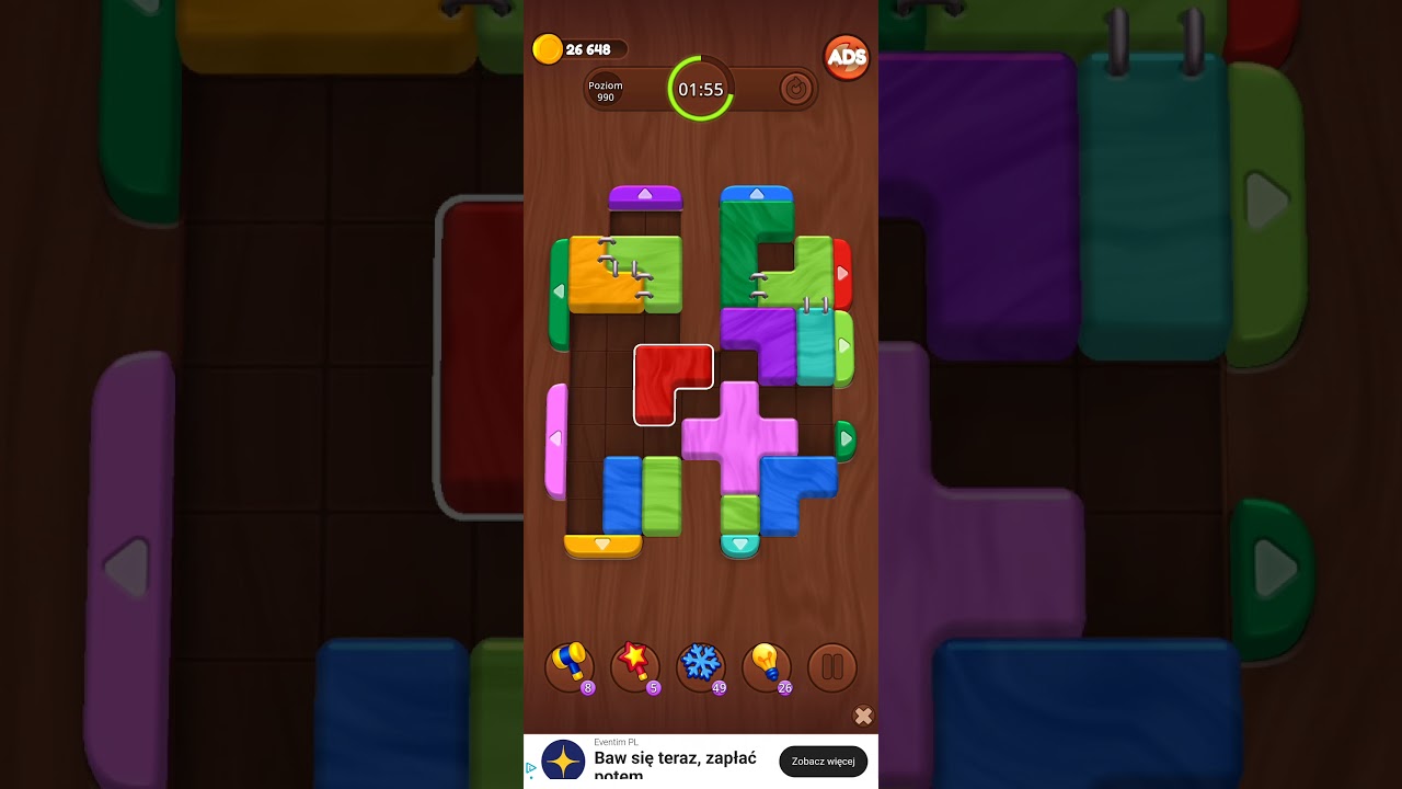 Color Wood Jam Level 990: Color Wood Jam Level 990