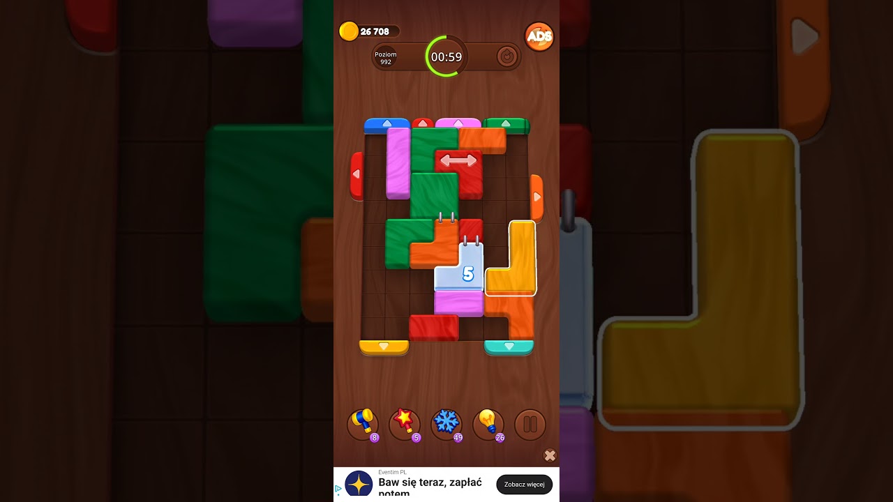 Color Wood Jam Level 992: Color Wood Jam Level 992