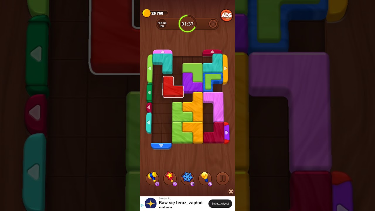 Color Wood Jam Level 994: Color Wood Jam Level 994