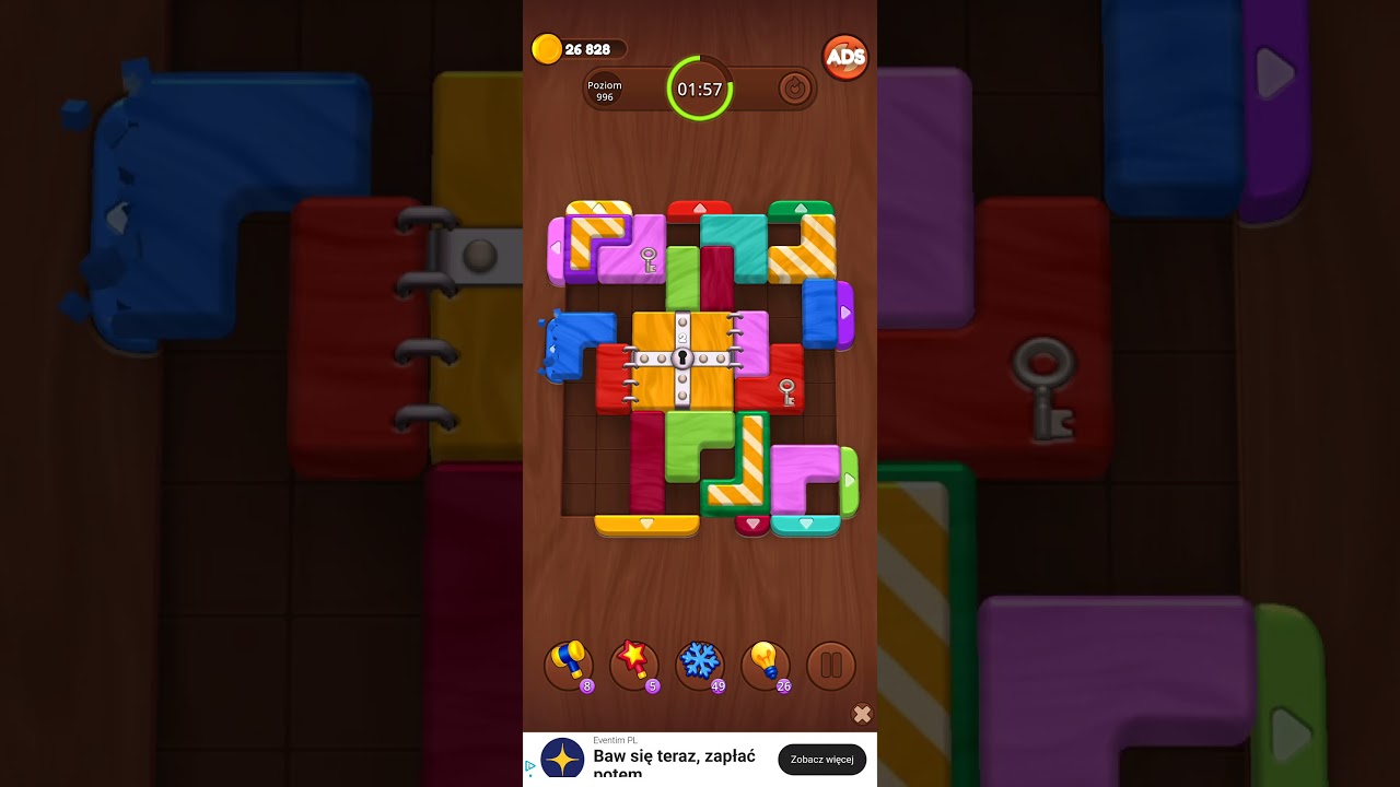 Color Wood Jam Level 996: Color Wood Jam Level 996