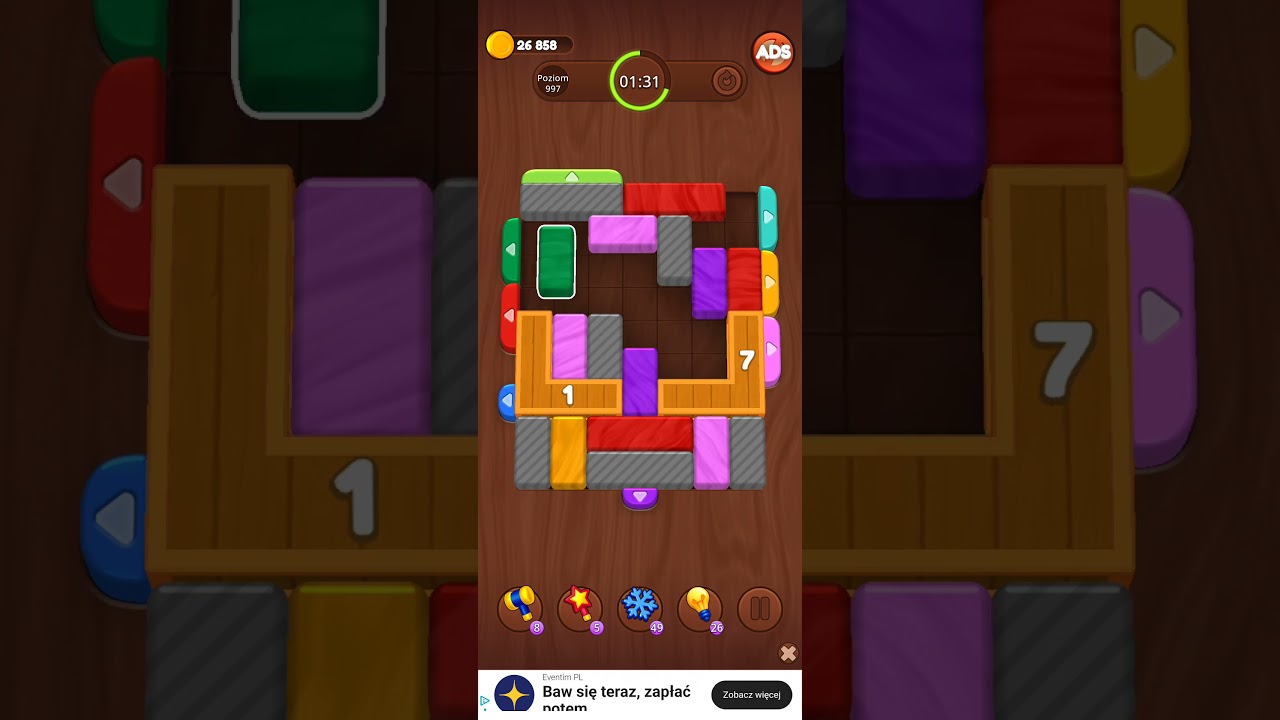 Color Wood Jam Level 997: Color Wood Jam Level 997
