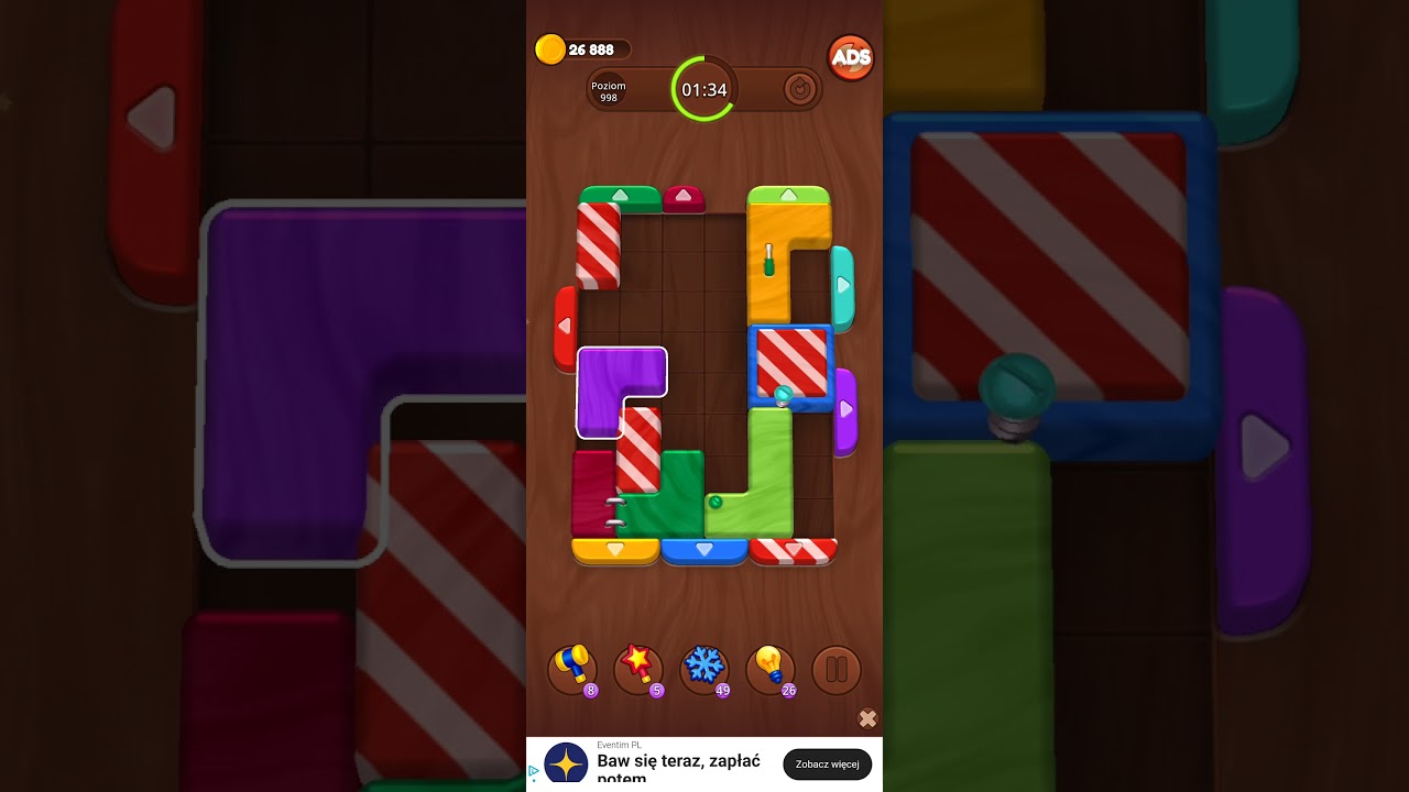Color Wood Jam Level 998: Color Wood Jam Level 998